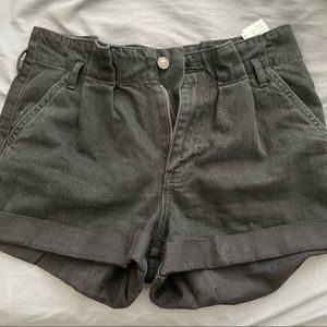 Hollister Black High Waisted Shorts